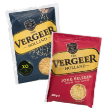 Vergeer geraspte kaas